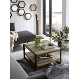 thumbnail of SIT Möbel Escultura em madeira flutuante | teca natural reciclada | Placa base preta | L 30 x P 30 x A 100 cm | 07900-20 | Serie ROMANTEAKA