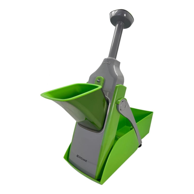 Meridiana Ok Chef, Mandolina XL verde, regolabile, per taglio a fette e julienne, qualità professionale
