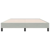 thumbnail of vidaXL Boxspringbett ohne Matratze Hellgrau 160x220 cm Samt