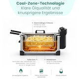 thumbnail of Emerio Frituurpan Dubbel - 2x 3 Liter Friteuse - PFAS-Vrij - Regelbare Thermostaat - Koude Zone - DF-120485 RVS