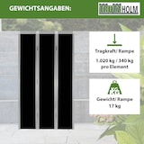 thumbnail of DREIBREIT by TRUTZHOLM 3-fach Auffahrrampe klappbar 175cm Tragkraft 1020kg Alu grau schwarz beschichtet Verladerampe Rampe