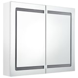 thumbnail of vidaXL LED-Spiegelschrank fürs Bad Glänzend Weiß 80x12x68 cm