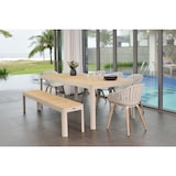 thumbnail of Lifestyle garden. Banco de aluminio modelo Portals light. Medidas  182x40x45