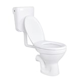 thumbnail of Komplettset Stand WC Abgang Waagerecht Wand Tiefspüler + Deckel + Spülkasten