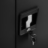 thumbnail of tectake Armarios archivadores con cierre de seguridad y 5 alturas 180x90x40cm  negro - 404480