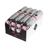 thumbnail of RIOBA To-Go Becher, Papier, 0.4 L, Ø 9 x 12.4 cm, schwarz, 12 x 50 Stück