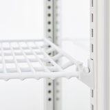thumbnail of Cleiton® Vitrina Pastelera Expositora Refrigerada Vertical 4 Estantes 1 Puerta Blanca 100 Litros Ventilada | Vitrina Sobremesa Cristal Recto