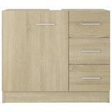 thumbnail of vidaXL Waschbeckenunterschrank Sonoma-Eiche 63x30x54 cm Holzwerkstoff