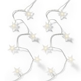 thumbnail of LED Lichterkette Sterne 100 LED Trafo Weihnachten Deko 9,9m transparent Innen