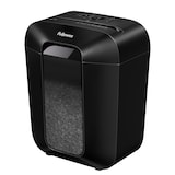thumbnail of Fellowes Distruggidocumenti a miniframmento LX41, 8 fogli, per uso personale, con blocco di sicurezza, cestino da 17L, sicurezza P-4, nero, 4300701