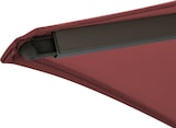 thumbnail of METRO Professional Gastro Dubbele Parasol, Aluminium / Polyester, 3 x 3 m, zwengelopeningsysteem, waterafstotend, rood / grijs