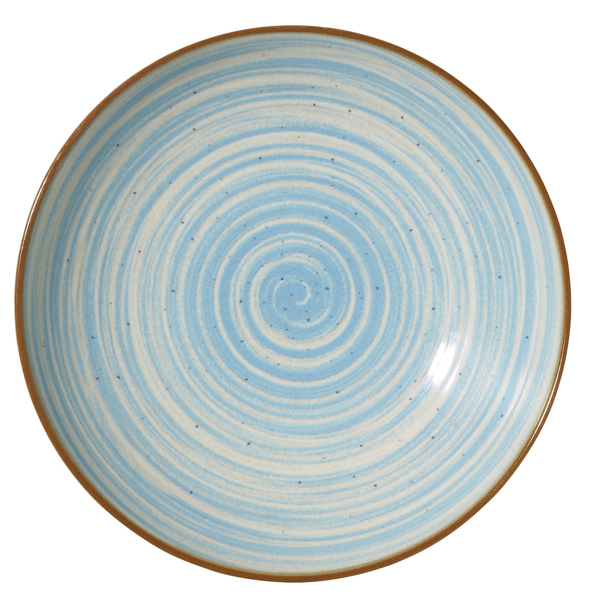 METRO Professional Teller tief Madleen, Steinzeug, Ø 21 cm, blau, 6 Stück