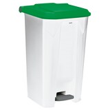 thumbnail of ROSSIGNOL Poubelle de tri 100L à pédale UTILO blanc/vert
