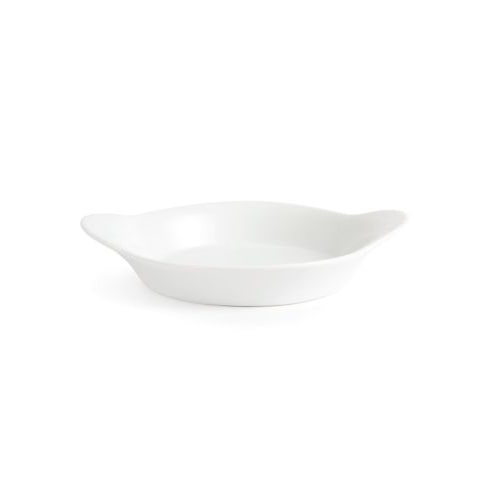 Olympia Whiteware runde Gratinschalen weiß 19,2 x 15,1cm, Packungsinhalt: 6 Stück