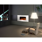 thumbnail of Chemin'Arte Elektrischer Wandkamin White Loft 90 cm mit LED-Flammeneffekt - 085