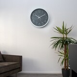 thumbnail of Intirilife Wanduhr in Weiß - Grau mit 30,5 cm Durchmesser - Praktische Zeitanzeige Chronometer