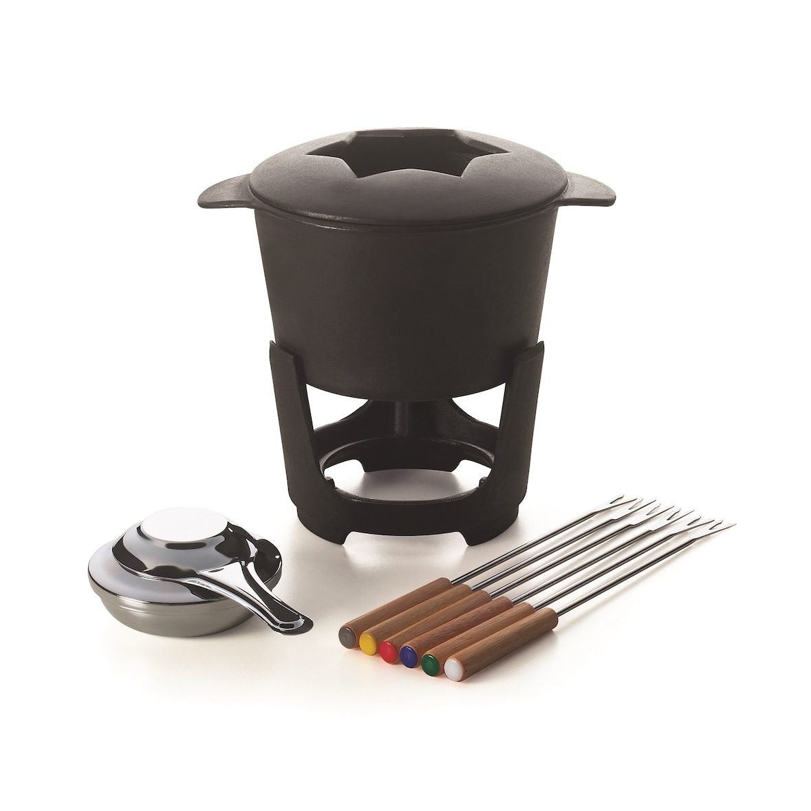 Excelsa Fondue La Thuile Gusseisen 21,5Xh25X17 Cm Schwarz