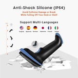 thumbnail of Tera Barcode Scanner D5100 2D Wireless Barcode Scanner Keil blau  1 Stück