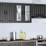 thumbnail of vidaXL Küchen-Hängeschrank mit Glastür Porto Schwarz