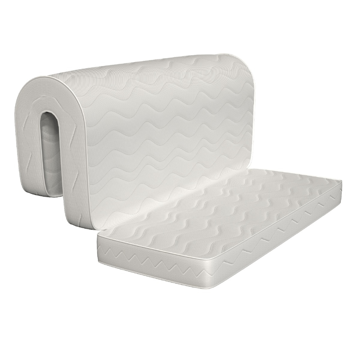 Colchon para sofa cama 140x190 con precorte a 60 cm.