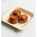 thumbnail of MONOUSO - Mini-Quadratischer Holzteller 10,5x10,5cm (600 Stück)