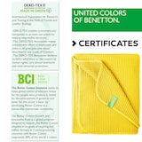 thumbnail of Benetton - Cobertor 140x190cm 200gsm 100% algodão amarelo