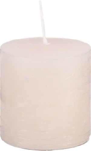 durchgefärbte Rustica Stumpenkerzen champagner 100/70 mm, 1 Stück, Rustik Kerzen