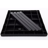 thumbnail of Gartenmöbel Balkonmöbel Tisch + 2 Bänke Set Rattan Kunststoff Anthrazit Bistro