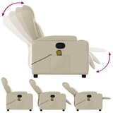 thumbnail of vidaXL Massagesessel mit Relaxfunktion, Kunstleder, Creme