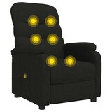 thumbnail of vidaXL Massagesessel Schwarz Stoff