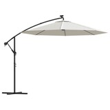 thumbnail of vidaXL Sonnenschirm Ampelschirm mit LED-Beleuchtung 300 cm Metallmast