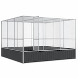 thumbnail of vidaXL Voliere Silbern 311x307x212 cm Stahl