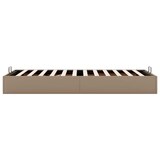 thumbnail of vidaXL Ottoman-Bett ohne Matratze Cappucino 100x200cm Kunstleder