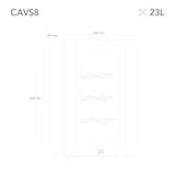 thumbnail of Les Petits Champs  CAVS8 - cave de service 8 bouteilles pose libre