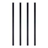 thumbnail of NATURALLY Trinkhalme aus Papier, schwarz, Ø6mm, 21cm, 100 Stk.