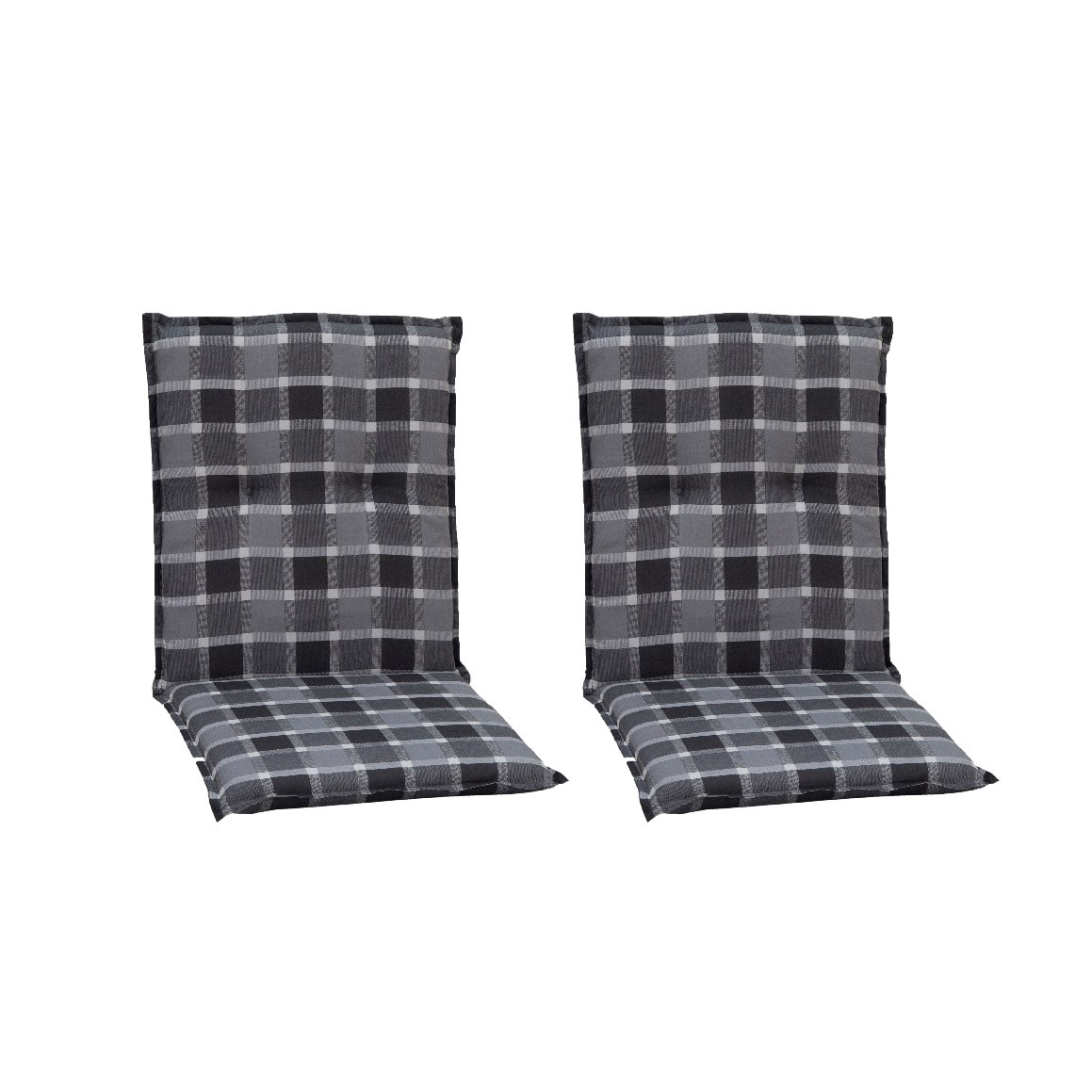 2er Set Belgrad M650 grau/anthrazit Karo