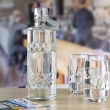 thumbnail of Olympia geo Glaswasserflasche mit Stöpsel | 1 Liter | 12 Flaschen