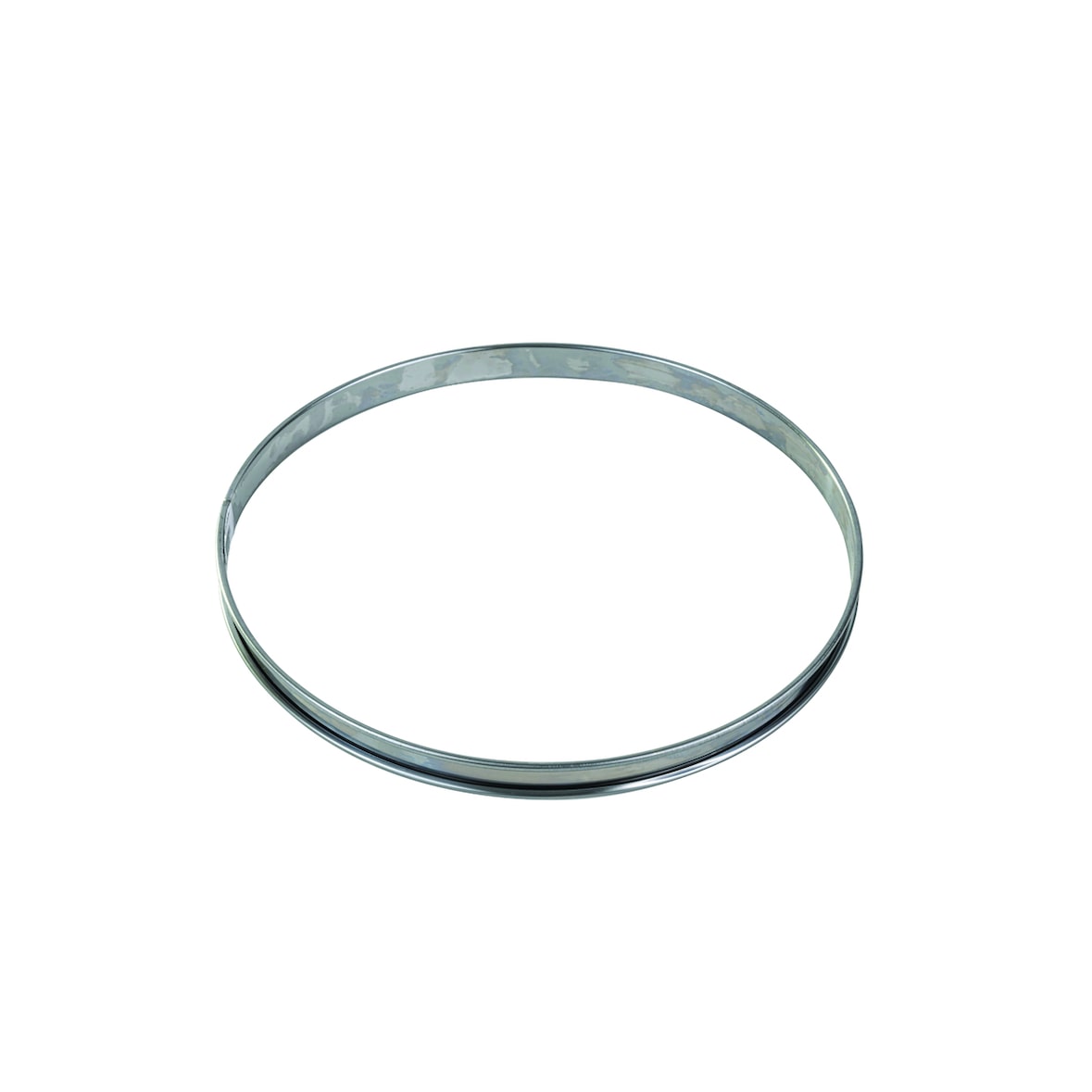 Gobel - Cercle à tarte - inox - bord roulé - épaisseur 4/10ème - Ø280 mm h20 mm - 824990