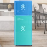thumbnail of Retro-Kühlschrank 92L Gesamtvolumen 28L Gefrierfach Schwarz 105x41x45 cm 7 Temperaturstufen 45dB energieeffizient