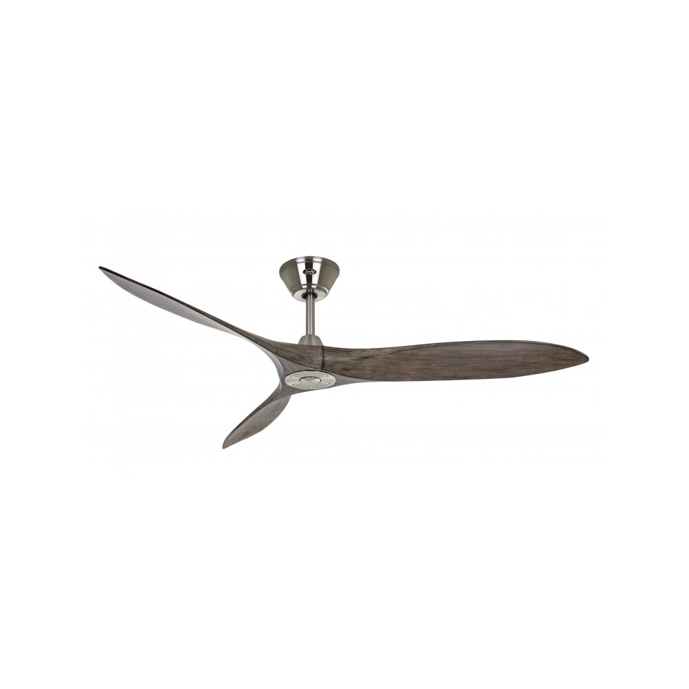 Eco Airscew 152, Chroom en grijze ventilator zonder licht, CasaFan