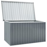 thumbnail of Helloshop26 - Coffre boîte meuble de jardin rangement gris 171 x 99 x 93 cm 02_0013087