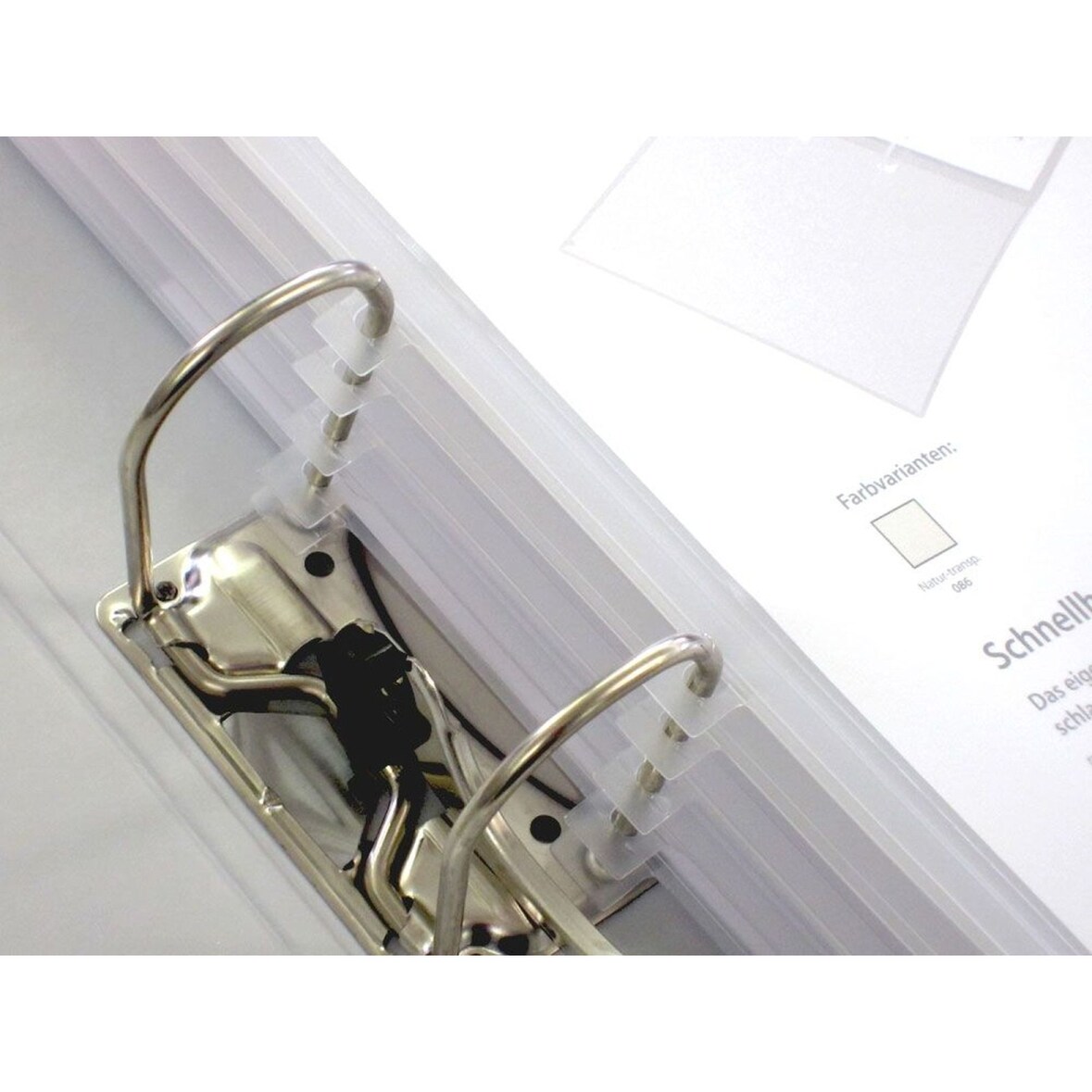 Schnellhefter-Mappe A4 natur-transparent