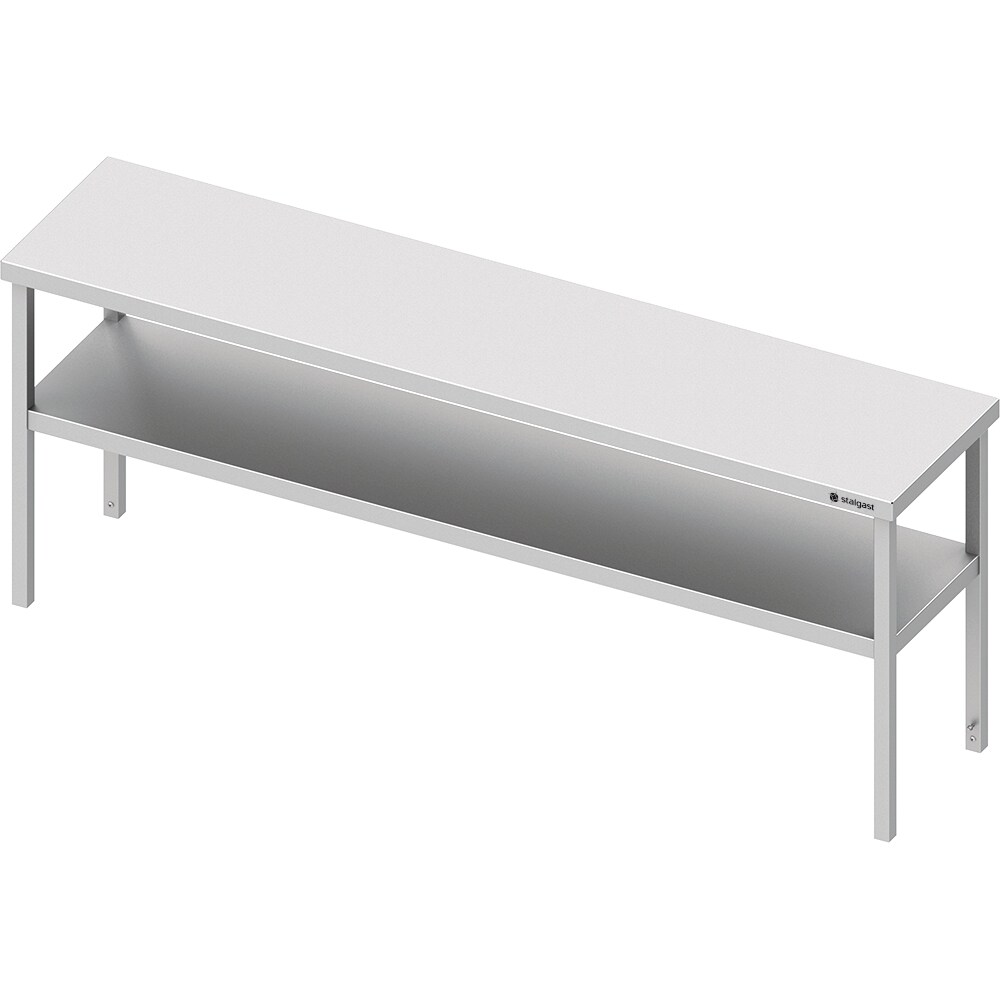 Aufsatzbord mit zwei Etagen, 1500x400x700 mm, verschweißt