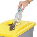 thumbnail of Denox Recycling-Set mit 3 offenen Müllbehältern, 255 l Gesamtkapazität, Polyethylen, in Mehrfarbig