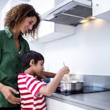 thumbnail of Relaxdays Filter Dunstabzugshaube, 5er Set, zuschneidbar, Dunstfilter für Abzugshauben, Fettfilter Vlies, 47x59 cm, weiß