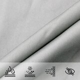 thumbnail of Voile d'ombrage gris clair 4,5x4,5 m 100% polyester oxford Modèle Riviera Signature
