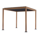 thumbnail of pergola alluminio 3X3 mt., effetto legno
