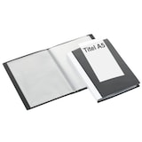 thumbnail of Präsentations-Sichtbuch, 40 Hüllen schwarz 225 x 162 x 26 mm (HxBxT)