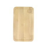 thumbnail of Planche à découper, hêtre avec rigolle et collecteur de sang 34 x 20 cm, par 2 Fackelmann Wood Edition