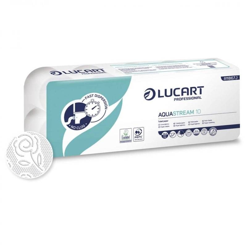 Papier toilette Aquastream - x120 - LUCART FRANCE SAS